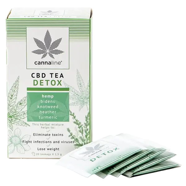 Cannaline CBD Detox Thee 20 zakjes - Afbeelding 2